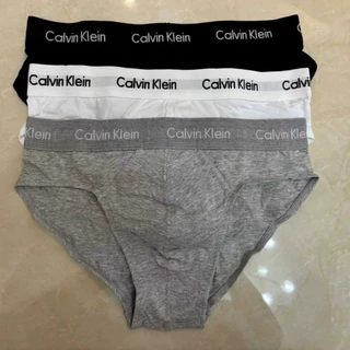 Calvin Klein กางเกงในชาย Men's Icon Cotton Stretch Hip Briefs 3 Pack