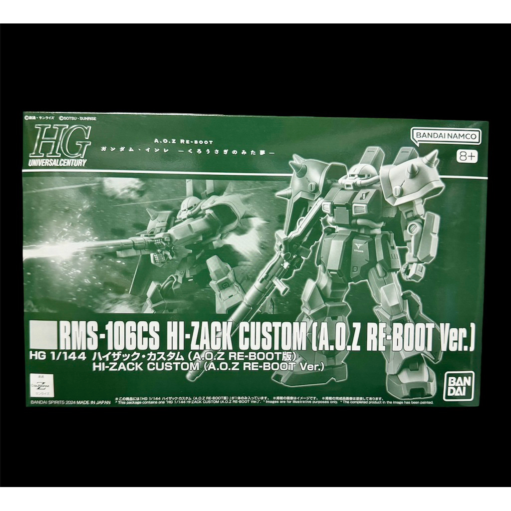 P-BANDAI HG 1/144 GUNDAM HI-ZACK CUSTOM (A.O.Z RE-BOOT Ver.)