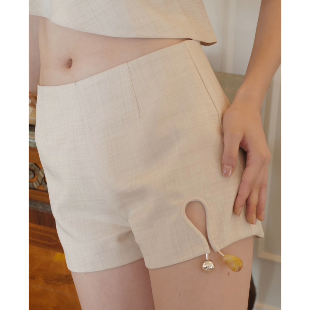 MESKMUSE Leah shorts (ทรงเอวกลาง-ต่ำ ใต้สะดือ*เอวปกติ+3")