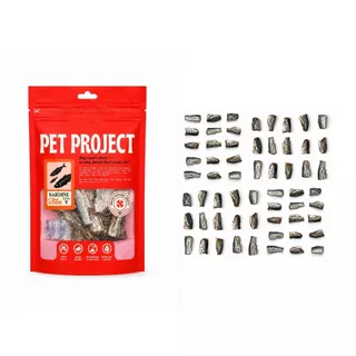 Pet Project ปลาซาดีนอบแห้ง Dehydrated Sardine 100% Natural (สำหรับโปร 6.6 อย่าลืมระบุไซส์ในหมายเหตุ)