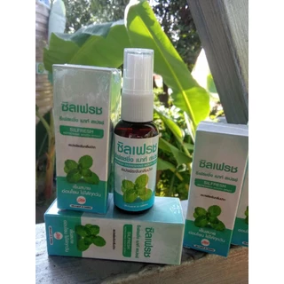 🌿ซิลเฟรซ รีเฟรชชิ่ง เมาท์สเปรย์ ปรับสมดุลช่องปาก ลมหายใจสดชื่น