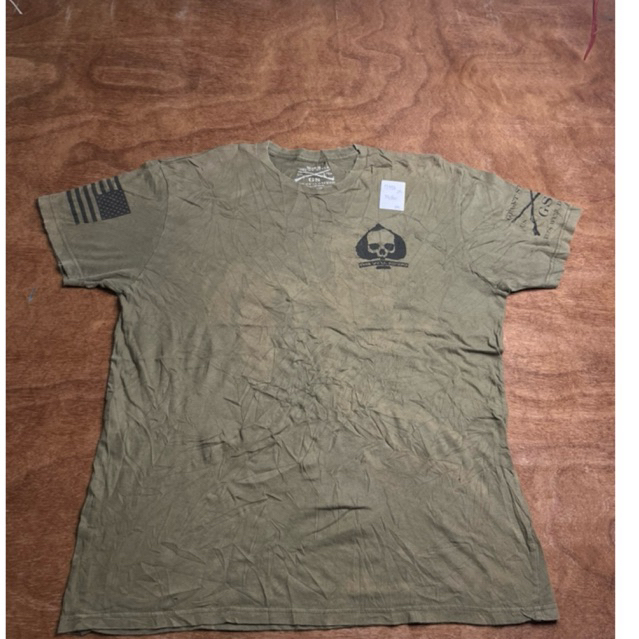 (ไซส์ XL ) อก23  ยาว30   เสื้อยืดทหารอเมริกาแท้ US Army Navy Air Force USMC ลายพราง สกรีนแนว ทหาร #M
