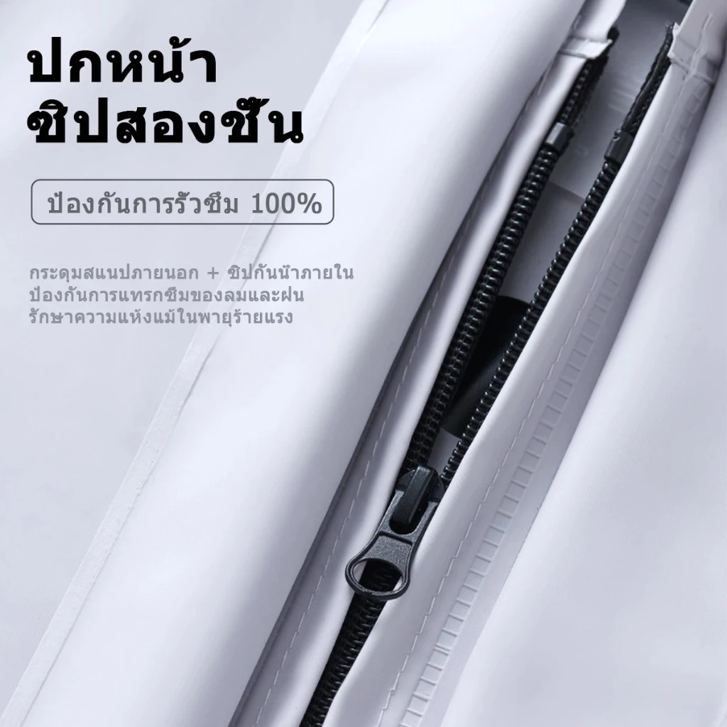 ชุดกันฝน ปกเสื้อกันน้ำ 3 ชั้น ระบายอากาศได้ดี thumbnail 6