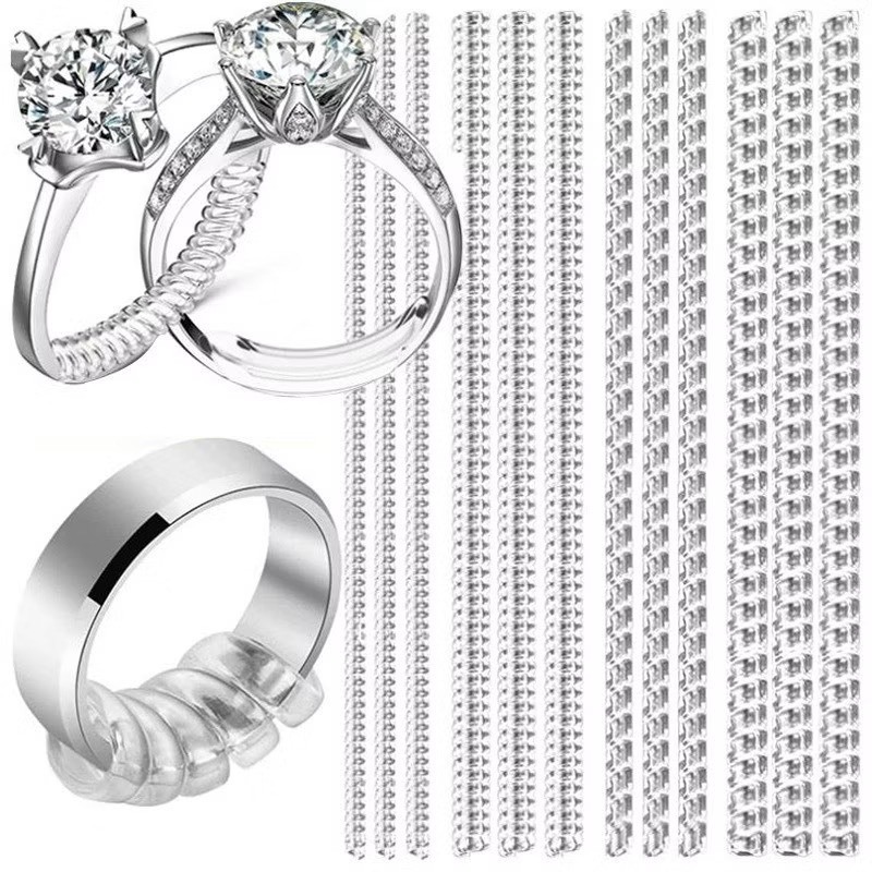 แหวนที่มองไม่เห็น TPU โปร่งใส / เครื่องมือปรับแหวนกันลื่นสากล L393