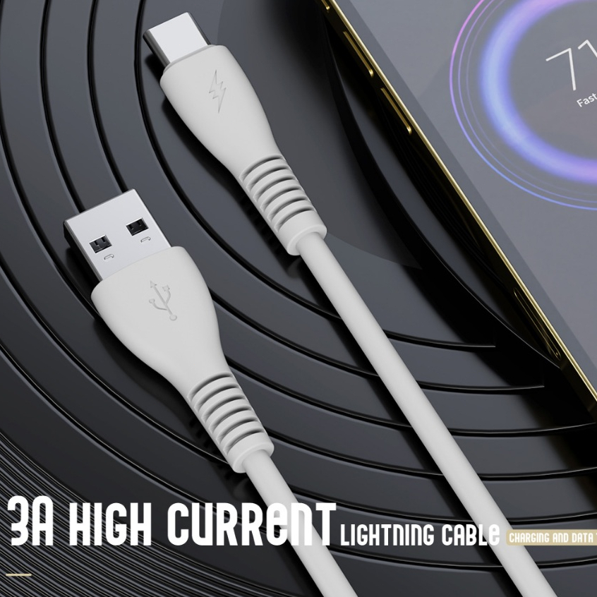 AUKKI สายชาร์จไมโครยูเอสบี สายชาร์จแอนดรอยด์ ายชาร์จ Micro USB 1/2 เมตร สาย Mini-B V3 Cable