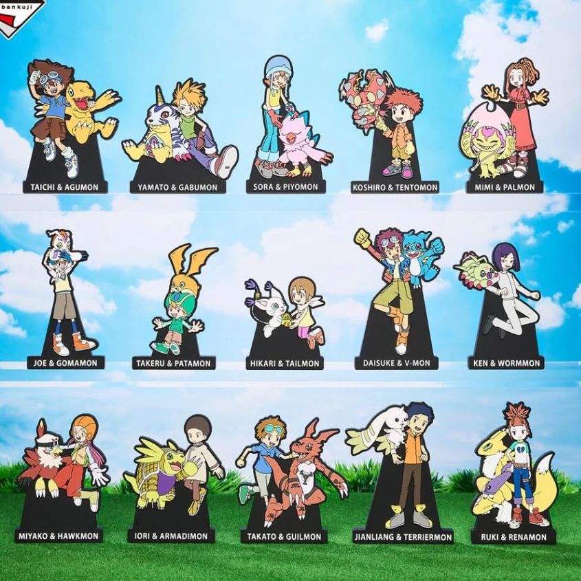 Digimon Series Collision of Light and Darkness - G Prize(ICHIBAN KUJI) Rubber Stand