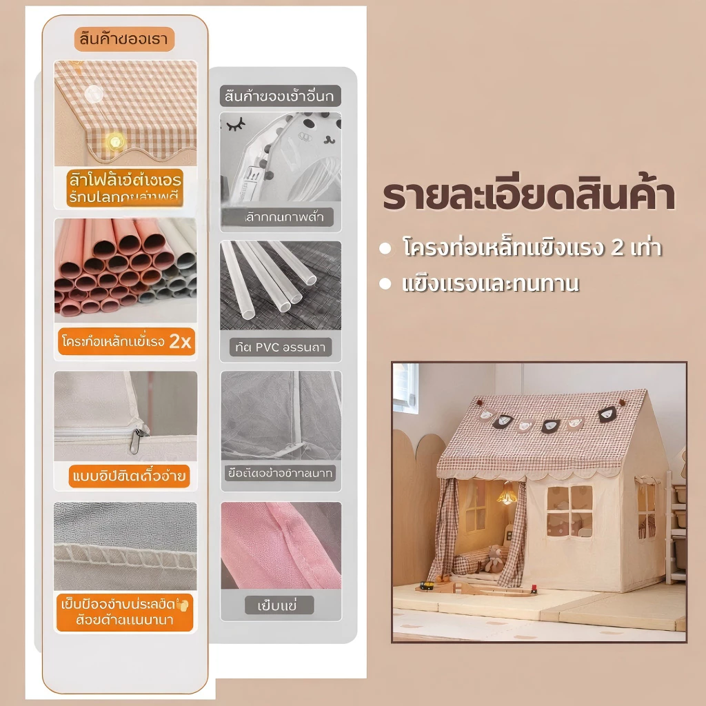 เต็นท์บ้านเด็กพับได้ thumbnail 5
