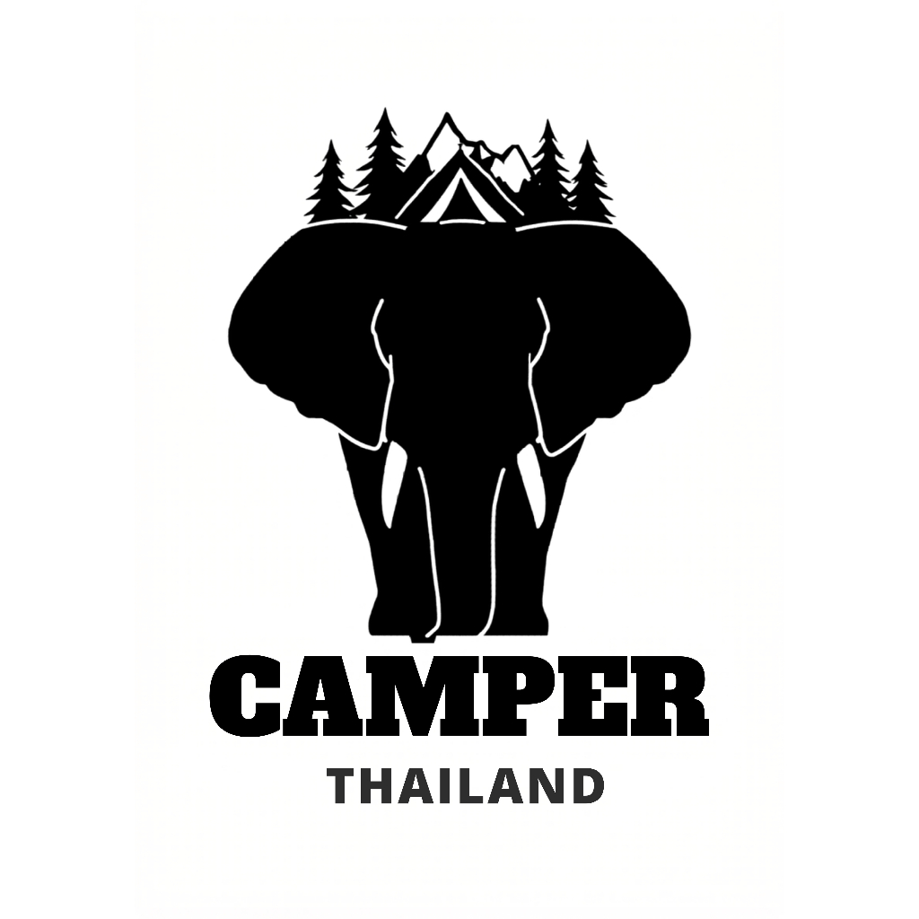สติ๊กเกอร์ Camper Thailand | แคมป์เปอร์ไทยแลนด์ ติดรถ ติดกระจก กันน้ำ ทนแดด ไทย Thailand แคมป์ไทย สา
