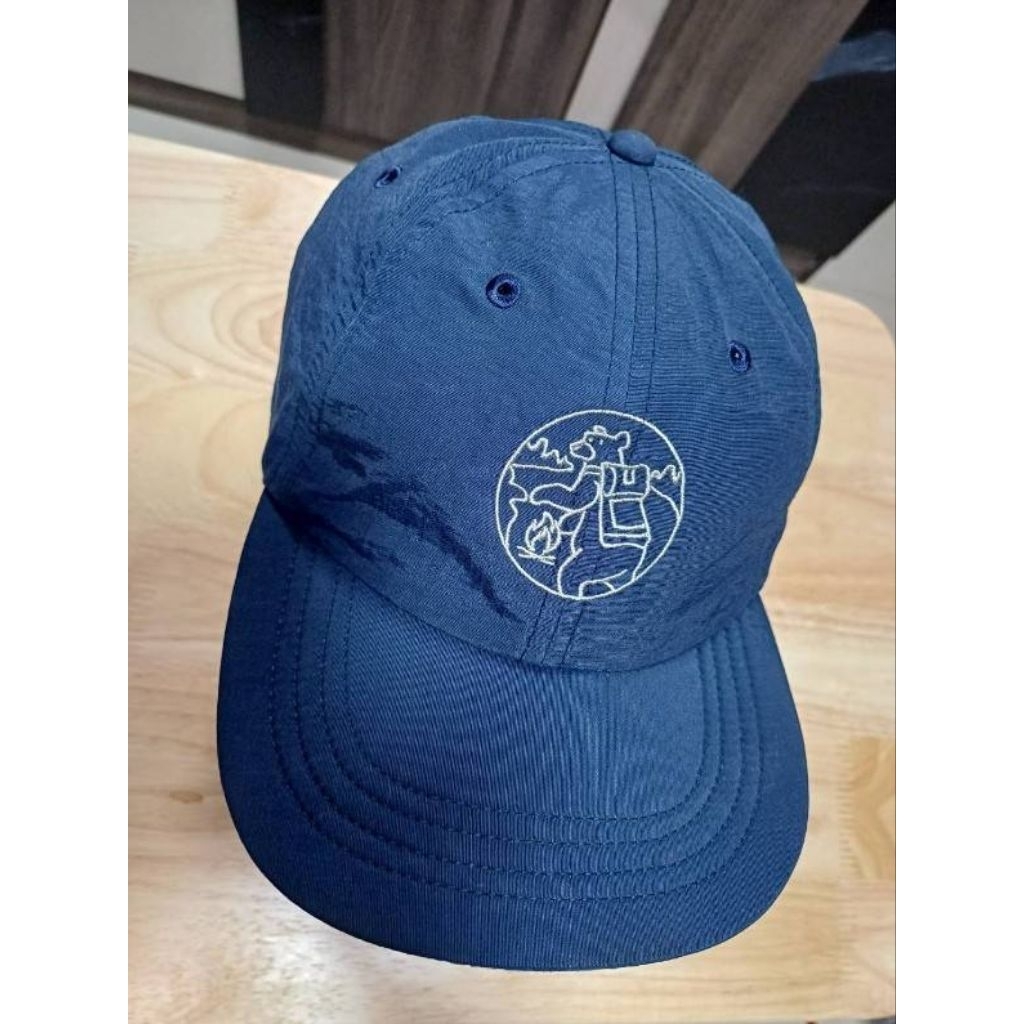Rubber Killer-BEAR CAMP-WRINKLED NYLON CAP/หมวกมือสองของแท้(B70)
