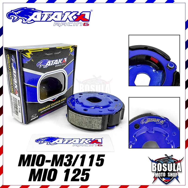 ATAKA คลัตช์ 3 ก้อน รุ่น YAMAHA MIO MIO115 MIO125 MIOM3 คลัตช์แรงเหวี่ยง ผ้าคลัตช์