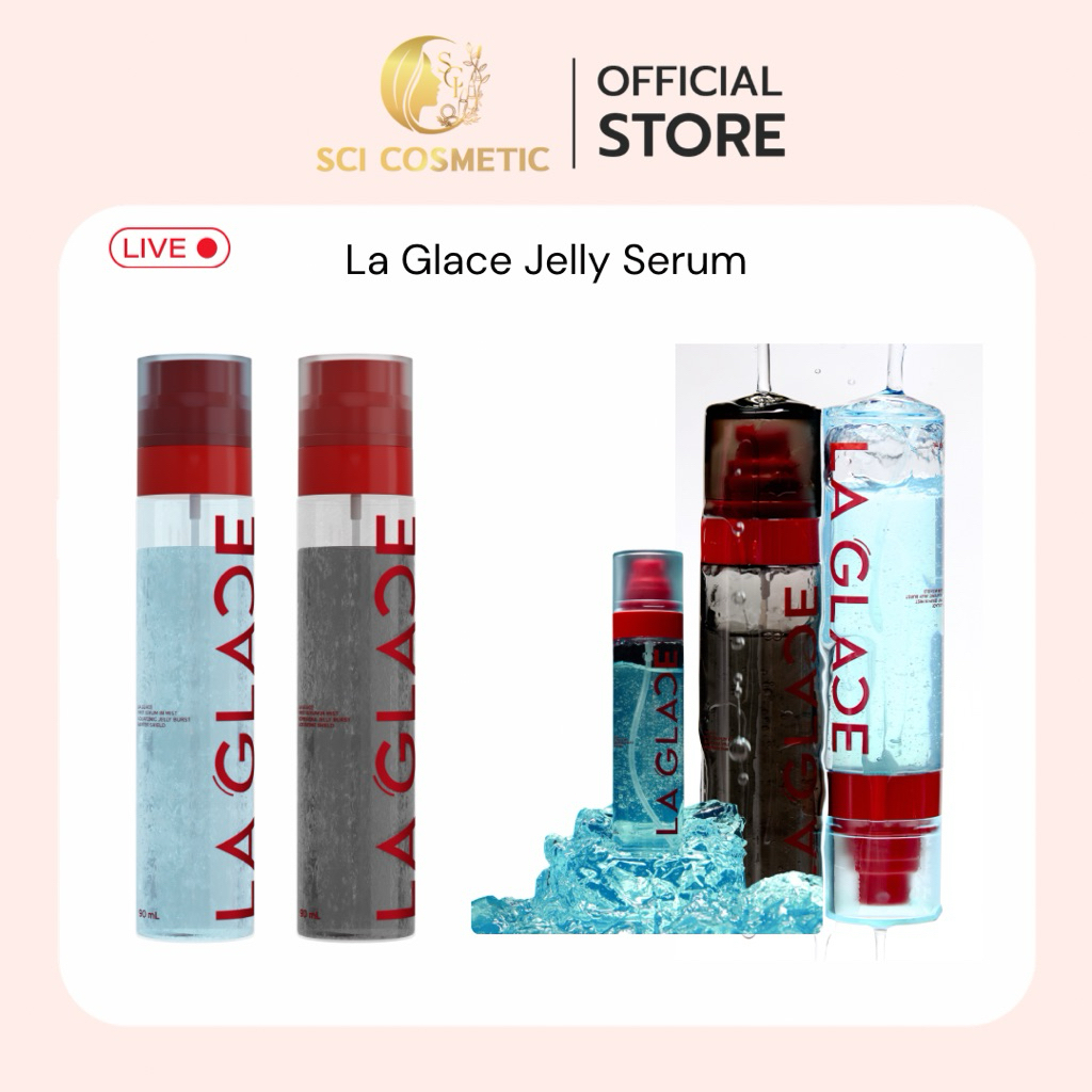 LA GLACE - First Serum Jelly 30ml | Facial Serum เซรั่ม เติมชุ่มชื้น ล็อกเมคอัพ