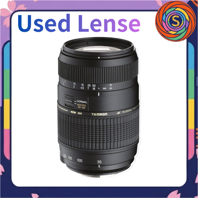 【Secondhand】Tamron AF 70-300mm F4-5.6 Di MACRO A17 Telephoto Zoom Lens Sony A-mount Full Frame used 
