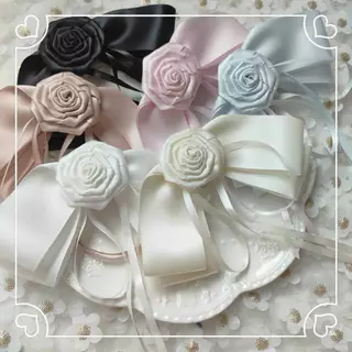 A Dream (11สี🎀)กิ๊บสปริงโบว์ริบบิ้นซาติน2หน้า ทรงกุหลาบสวยหวาน กิ๊บไซร์8เซ็น(พร้อมส่ง🌷)