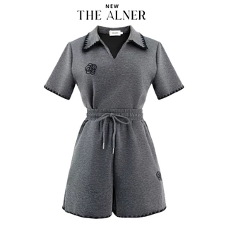 ชุดเซตวอร์มคามิเลียขอบถัก กางเกขาสั้น Thealner (ดิอัลเนอร์) AN417