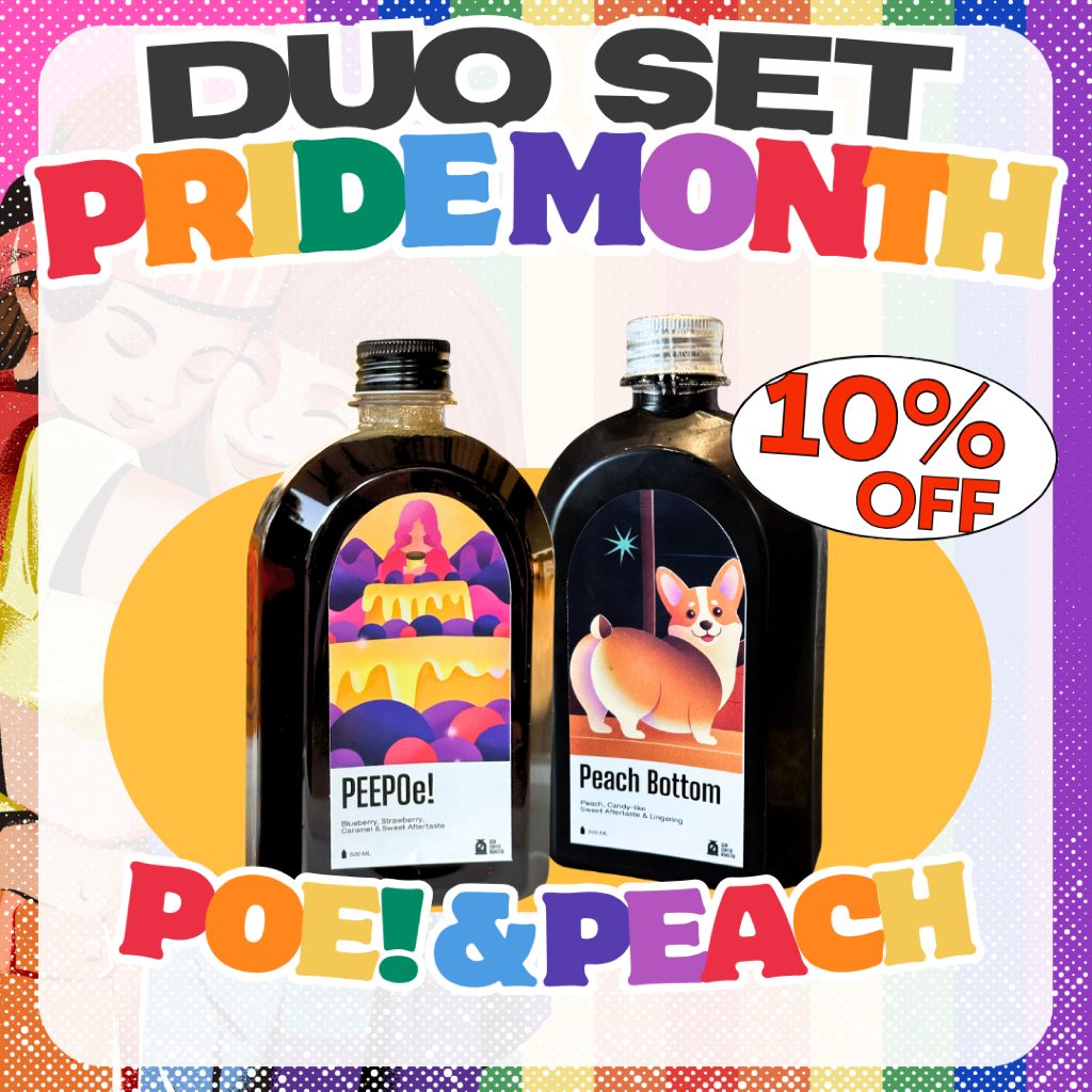 (เฉพาะโปร 6.6) Set Cold Brew PEEPOe! x Peach Bott กาแฟสกัดเย็น เซ็ต 2 ขวด ลิ้นจี่ กุหลาบ เบอร์รี่ ดื่มง่าย รสชัด