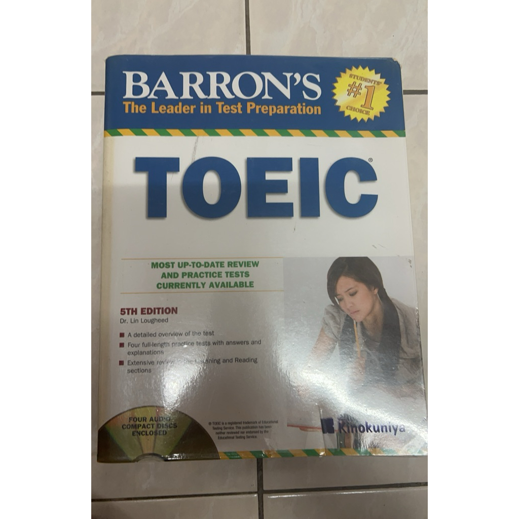 barron’s toeic ไม่มีขีดเขียน มี cd