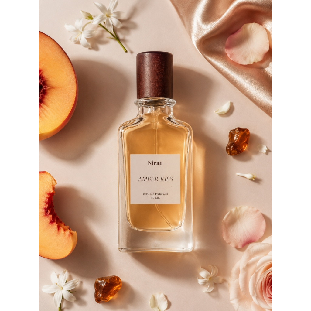 น้ำหอม Niran กลิ่น Amber Kiss ขนาด ขนาด 10ml และ 55 ml (นิรันดร์)*ฟิลลูกคุณแอบแซ่บบ