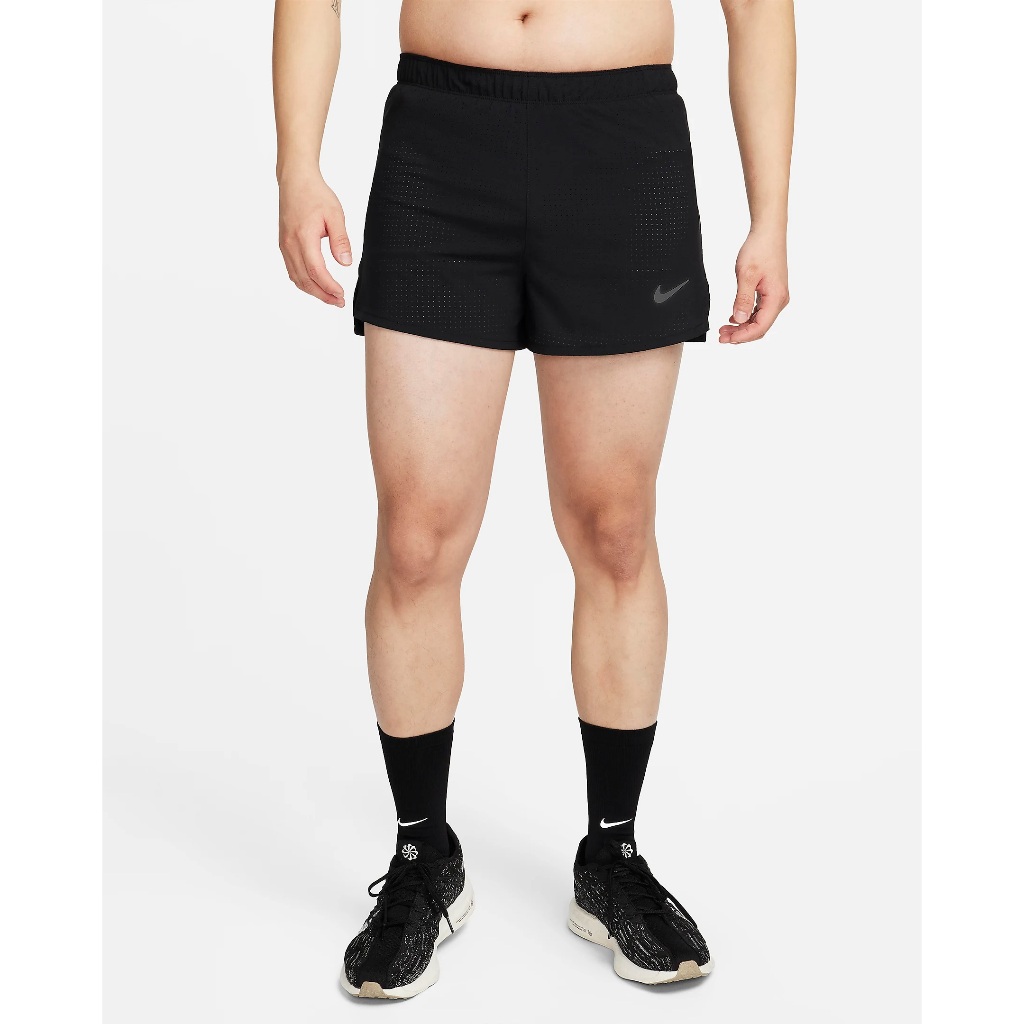 กางเกงวิ่งขาสั้นผู้ชาย Nike Fast Dri-FIT 3 นิ้วมีซับใน ของแท้ป้ายไทย