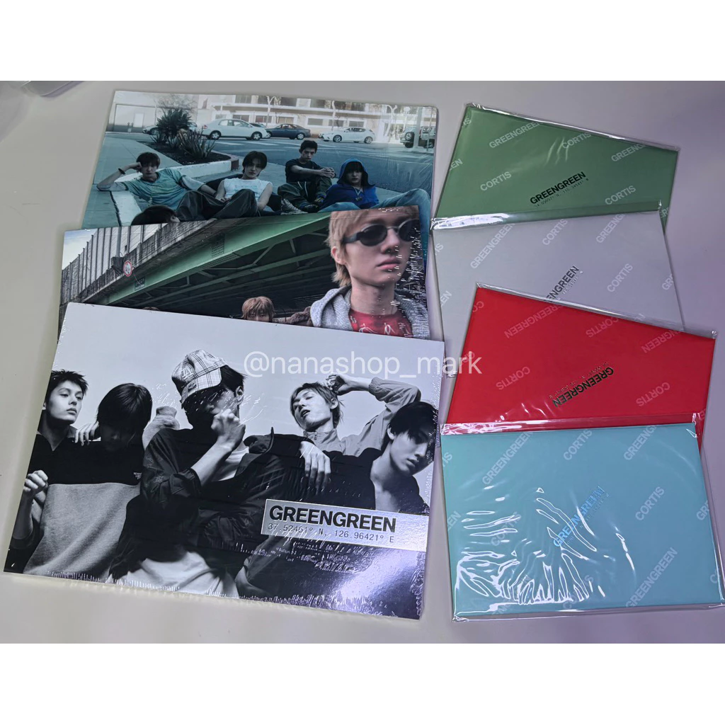พร้อมส่ง 🌻 CORTIS - GREENGREEN Bridge ver / Street ver / Studio ver / weverse ver ไม่แกะซีล