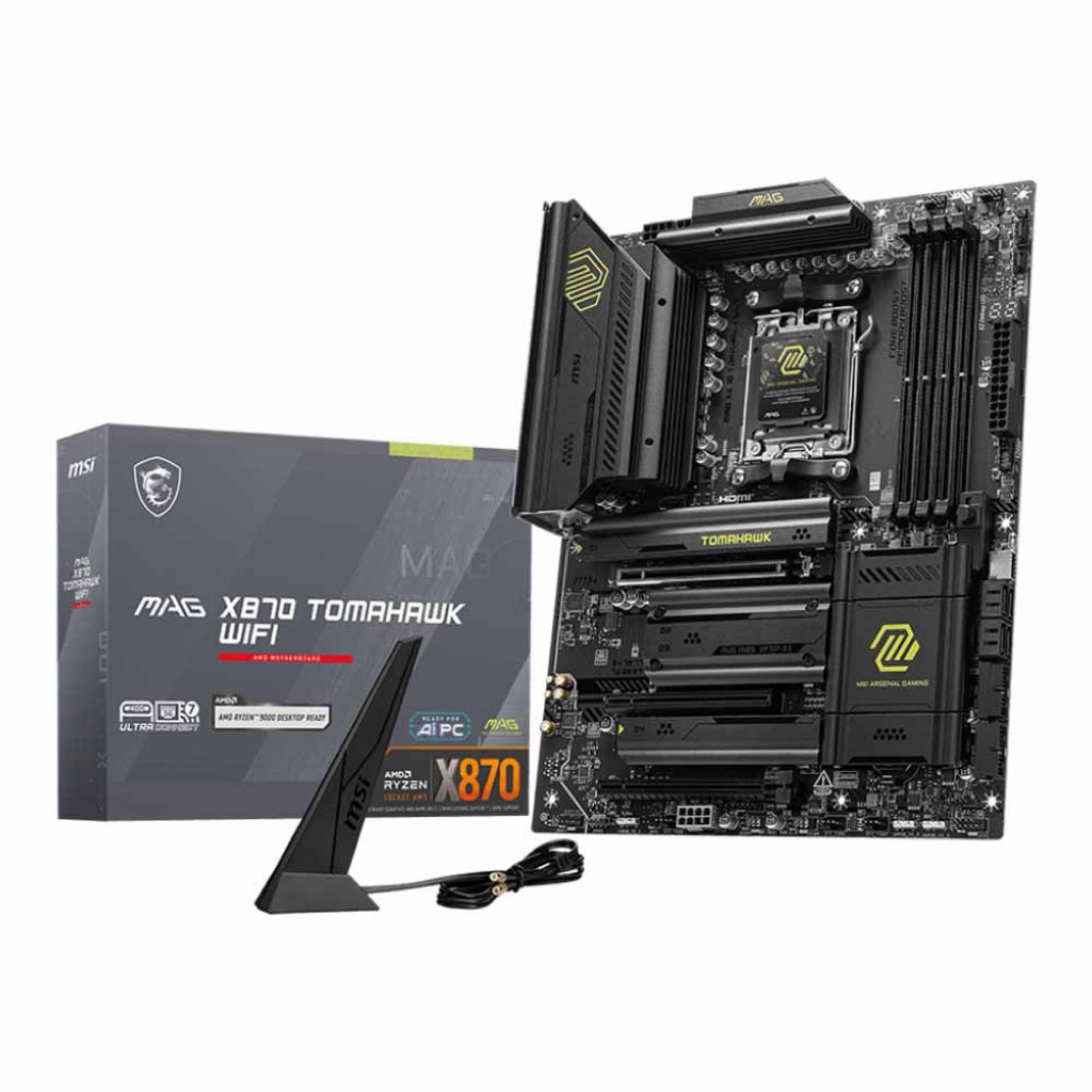 MAINBOARD (เมนบอร์ด) MSI MAG X870 TOMAHAWK WIFI - AMD SOCKET AM5 DDR5 ATX