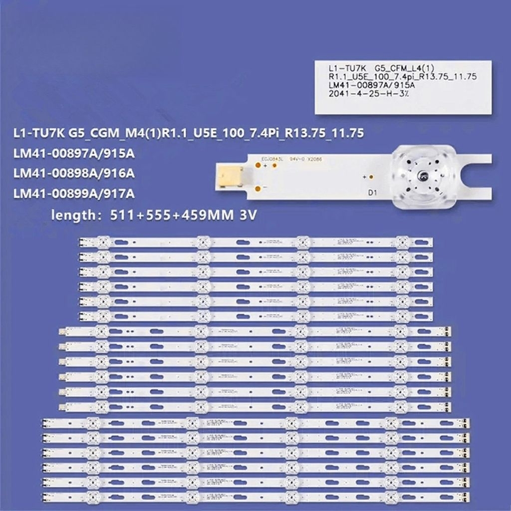 หลอดไฟ BACKLIGHT SAMSUNG 75TU8000 75TU81000KXXT  UA75TU7000   UA75AU7700/UA75TU7000
