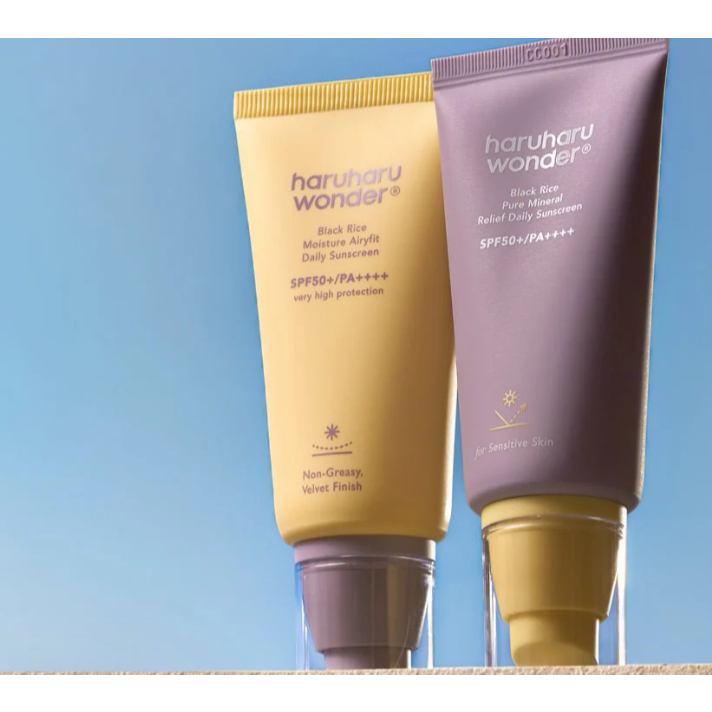 (🌼แท้ / พร้อมส่ง🌼) haruharu wonder Black Rice  Daily Sunscreen SPF50+/PA++++ 50ml