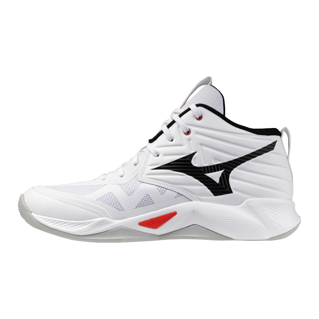 รองเท้าวอลเลย์บอลของแท้ MIZUNO Unisex รุ่น WAVE MOMENTUM PRO MID หุ้มข้อ