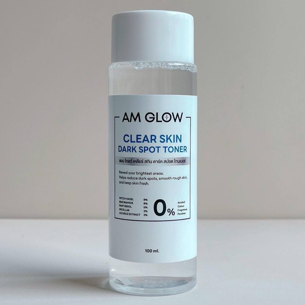 AM GLOW โทนเนอร์ผลัดเซลล์ผิว Clear Skin Spot Toner 100ml. ใช้ได้ทั้ง รักแร้ ข้อศอก คอ