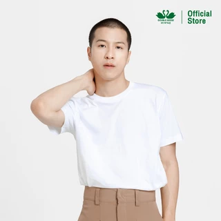 ห่านคู่ เสื้อยืดคอกลม รุ่น Modern สีขาว ไร้ตะเข็บข้าง แพ็ก 1 ตัว