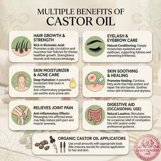น้ำมันละหุ่ง น้ำมันละหุ่งสกัดเย็น ออแกนิกส์ เพียว 100% Castor oil cold pressed organic น้ำมันระหุ่ง Hexane Free