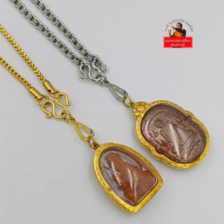 ตะขอปากเป็ดห้อยพระยี่ห้อFAI สแตนเลสแท้ งานทองเลเซอร์แท้ระบบสี PVD Coatingแท้ แข็งแรง ทนทาน คุณภาพดีใช้งานง่าย