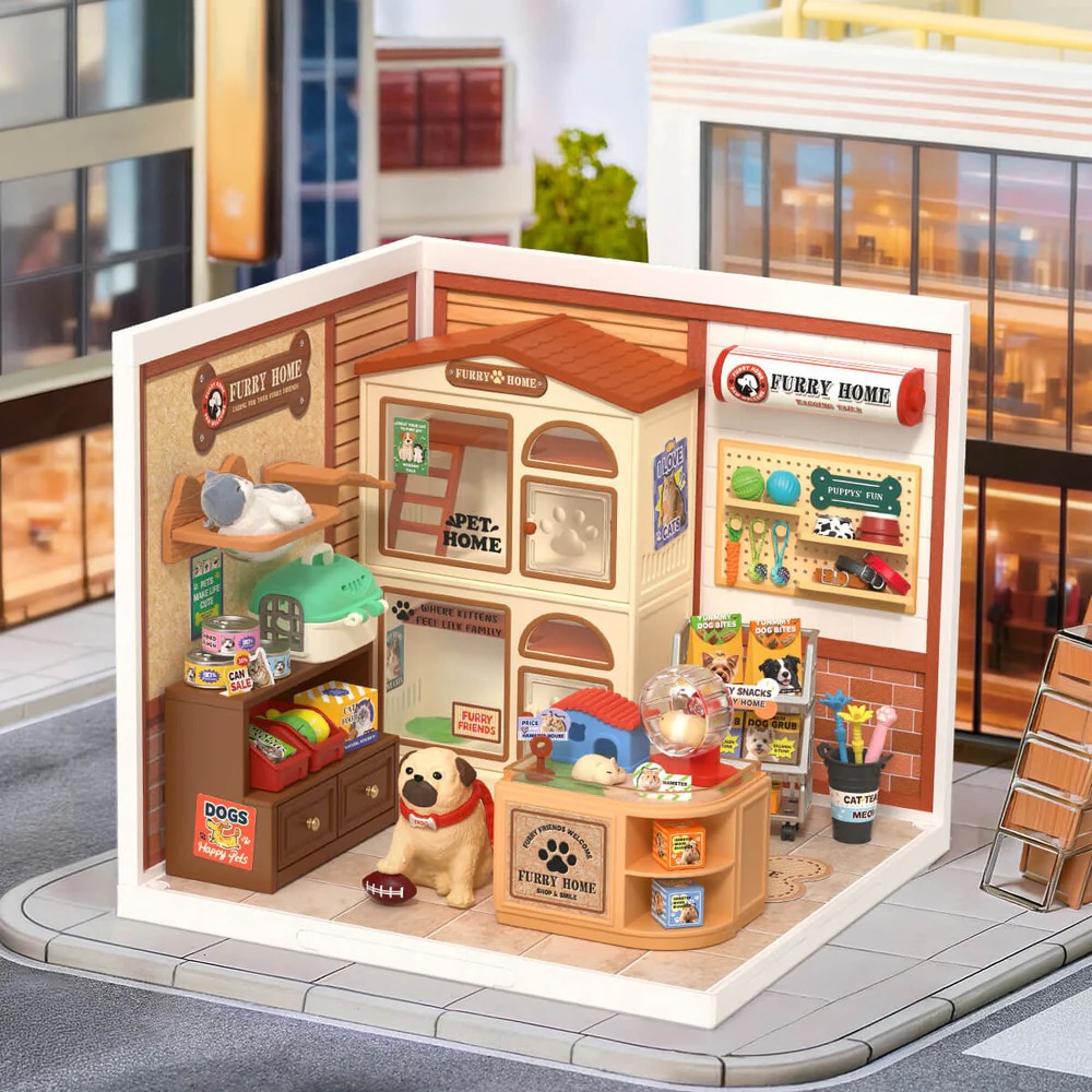 Rolife DIY Super Creator : Super Store โมเดลบ้าน ประกอบง่าย บ้านตุ๊กตา | ของแต่งบ้าน ของเล่นศิลปะ DIY