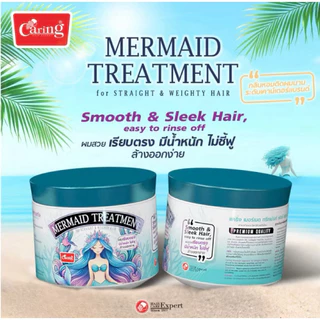 #Caring Mermaid แคริ่ง เมอร์เมด ทรีทเม้นท์ ,อาหารผม อุดมด้วยสารอาหาร สำหรับผมแห้ง ผมทำสี