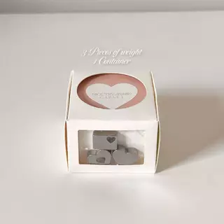 nice try studio x garnet — Peace & Love Matcha Sifting Weight Set ลูกร่อนมัทฉะลายหัวใจ เซต 3 ชิ้น พร้อมกล่องเก็บสีชมพู