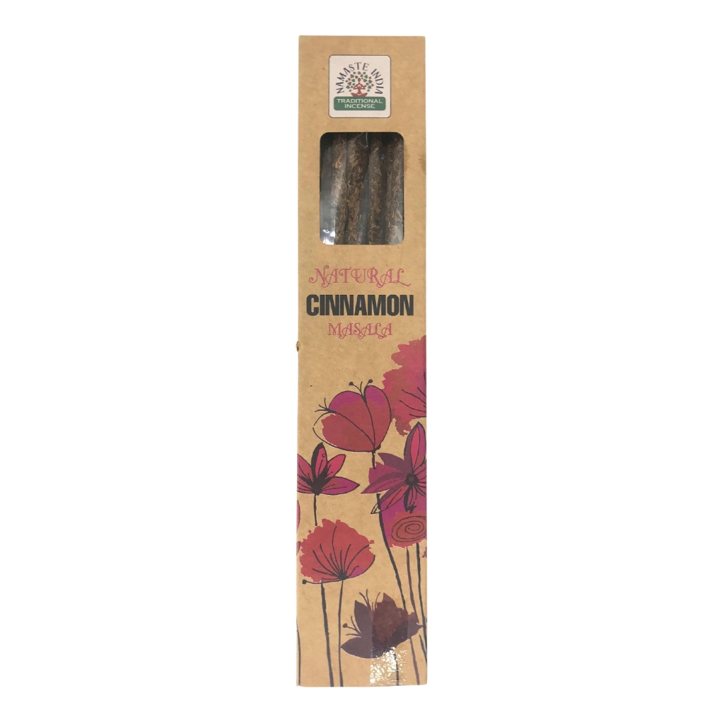 Natural Efe | Indian incense sticks - PREMIUM NAMASTE Cinnamon | ธูปหอม ซินนามอน 30g SYM