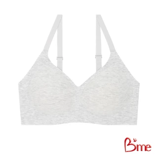 B'me เสื้อชั้นในไร้ขอบ level 2 ฟองกลาง รุ่น ME1A4X สีเทา สีนู้ด สีชมพู สีม่วง New M.7