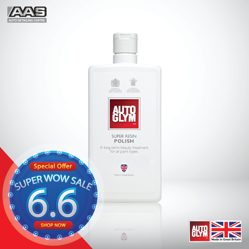 Autoglym Super Resin Polish  น้ำยาขัดเคลือบเงา, ปกป้องสีรถยนต์ 500 มล.