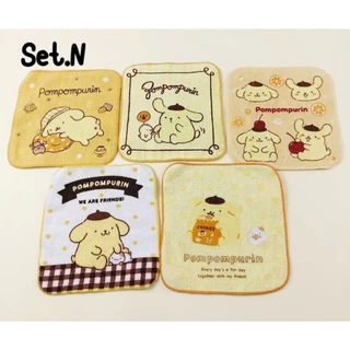 พร้อมส่ง ผ้าเช็ดหน้า เซต 5 ชิ้น มี 2 ไซส์ (15x15cm.) กับ (20x20cm.)