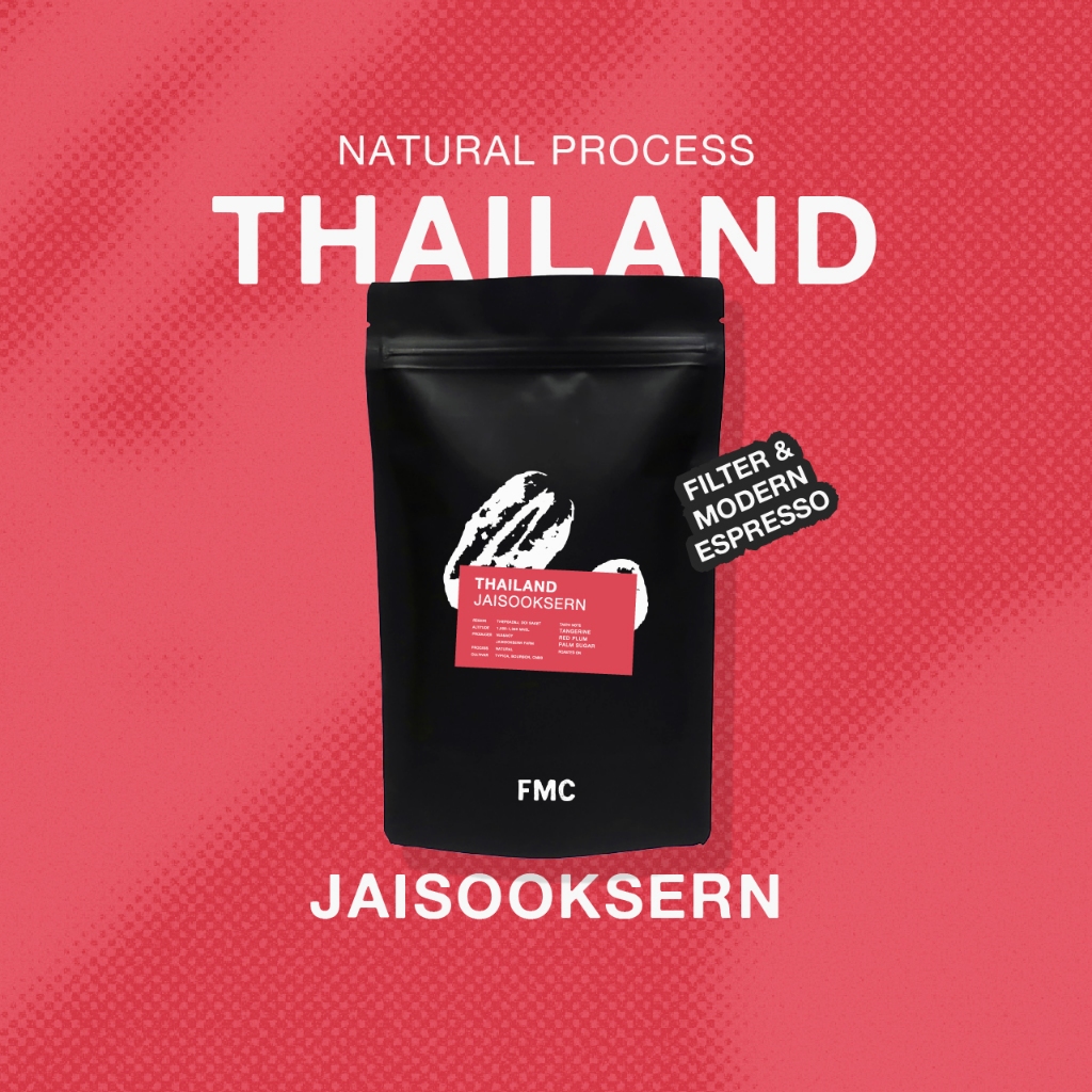 Feast Monday Coffee - เมล็ดกาแฟคั่วกลาง อ่อน Thailand Jaisooksern  (Light to Medium Roast) Natural