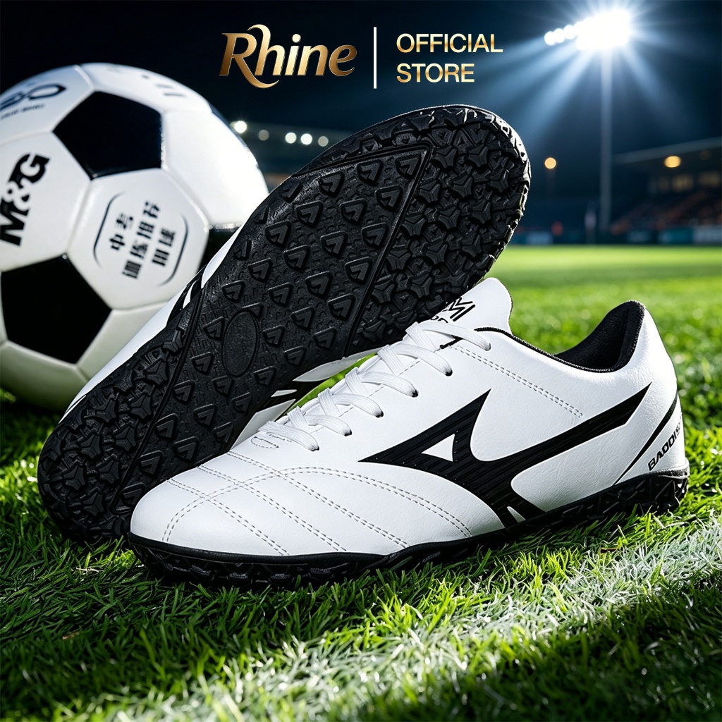 RHINE 🚚24 ชั่วโมง พร้อมส่งจากไทย【รองเท้าสตั๊ด รองเท้าฟุตซอล : 35-45】 ผู้ใหญ่/เด็ก TF soccer shoes