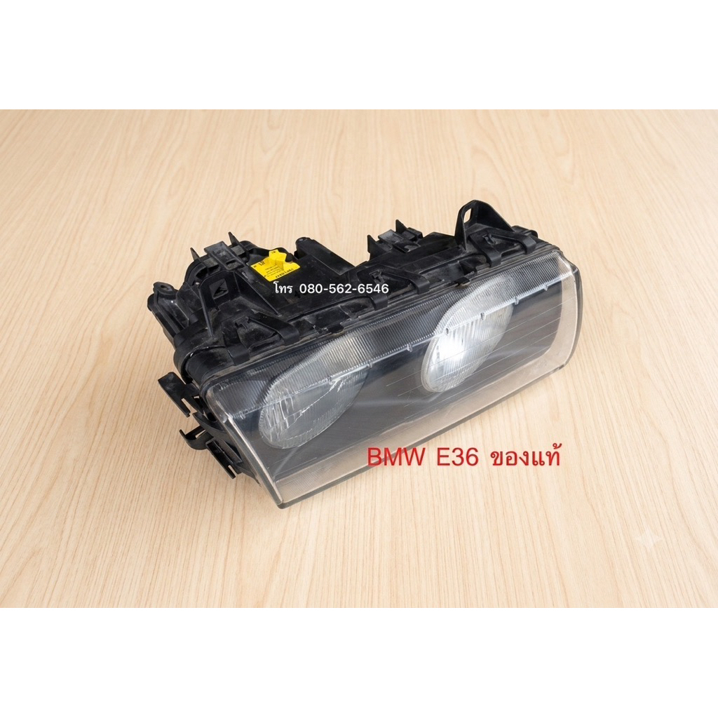 ของเเท้!! ไฟหน้า  bmw e36 compact ไฟหน้า e36 2ประตูไฟหน้า318i  ไฟหน้า323i