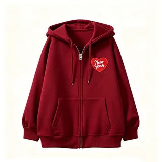เสื้อแจ็คเก็ตฮู้ดผู้หญิงกันแดดกันน้ำ สไตล์หวานอเมริกัน ใส่ออกไปกลางแจ้งได้ COD