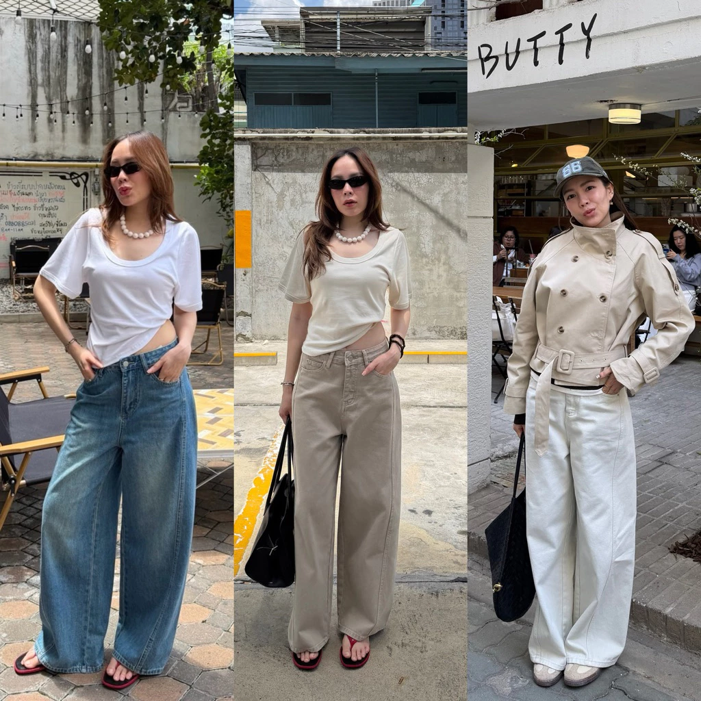 tshop กางเกงยีนส์ ทรง BAGGY Denim