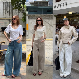 tshop กางเกงยีนส์ ทรง BAGGY Denim