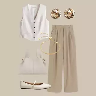 88 OUTLET📍SINSAY Wide-Leg Trousers กางเกงขายาวทรงขากว้าง ดีไซน์เอวสูง คัทติ้งเป๊ะมากค่ะ เพิ่งมาใหม่ล่าสุด