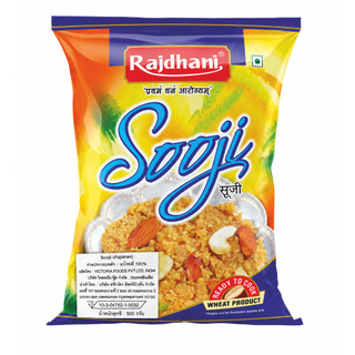 แป้ง Rajdhani Sooji (Semolina) ราชธานี ซูจี 500 GMS