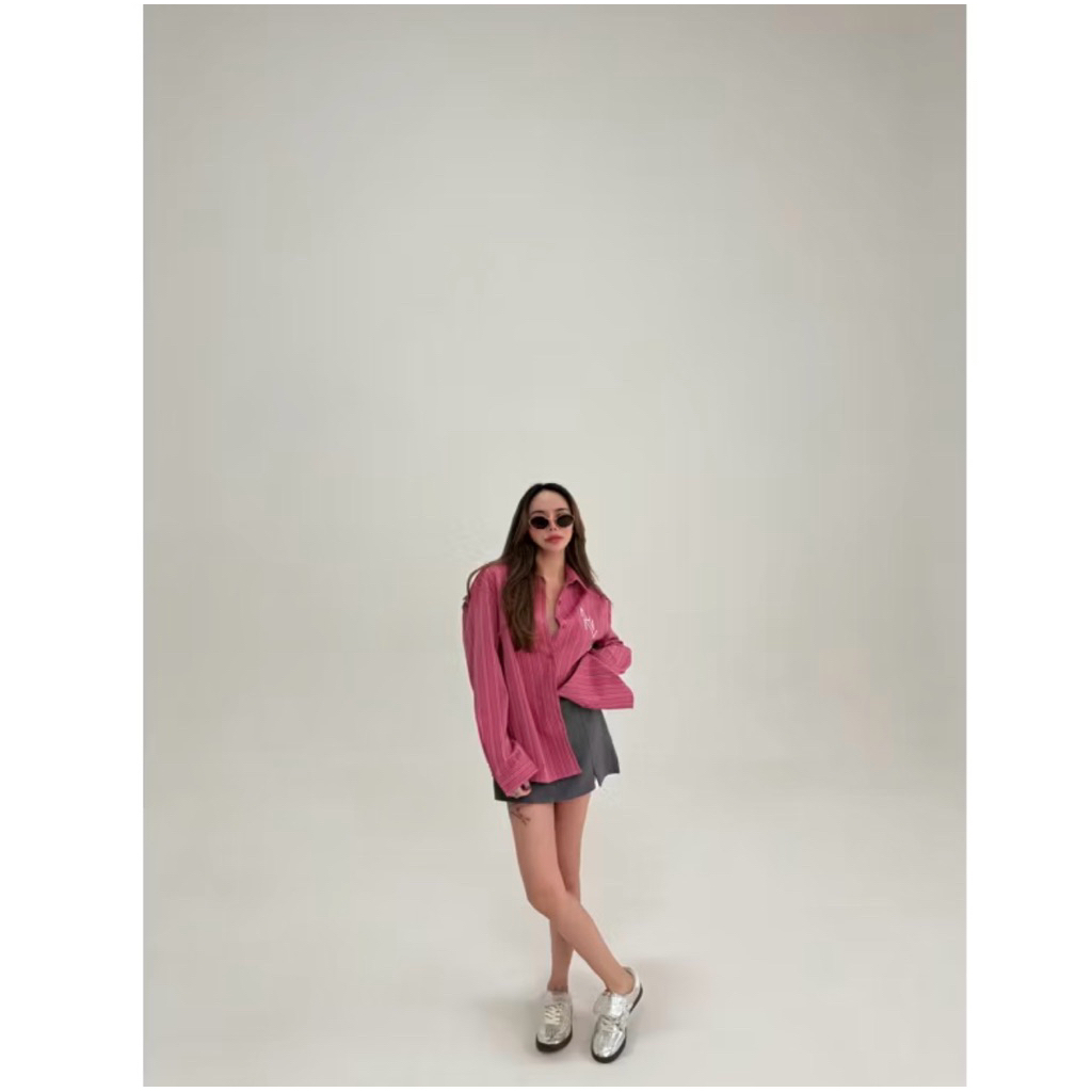 เสื้อเชิ้ต Oversize NPV Basic shirt (Napatvogue)
