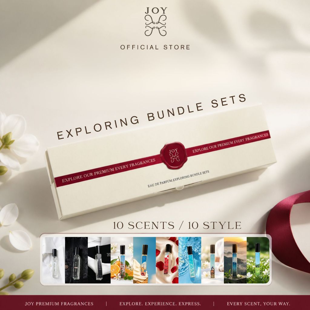 กล่องน้ำหอมเซต10กลิ่น JOY Eau De Parfum Exploring Bundle Sets