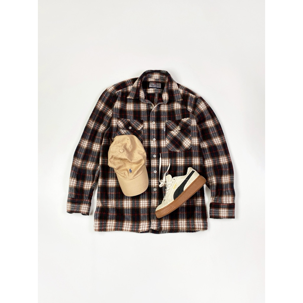 DYU DYU ── scott shirt , brown