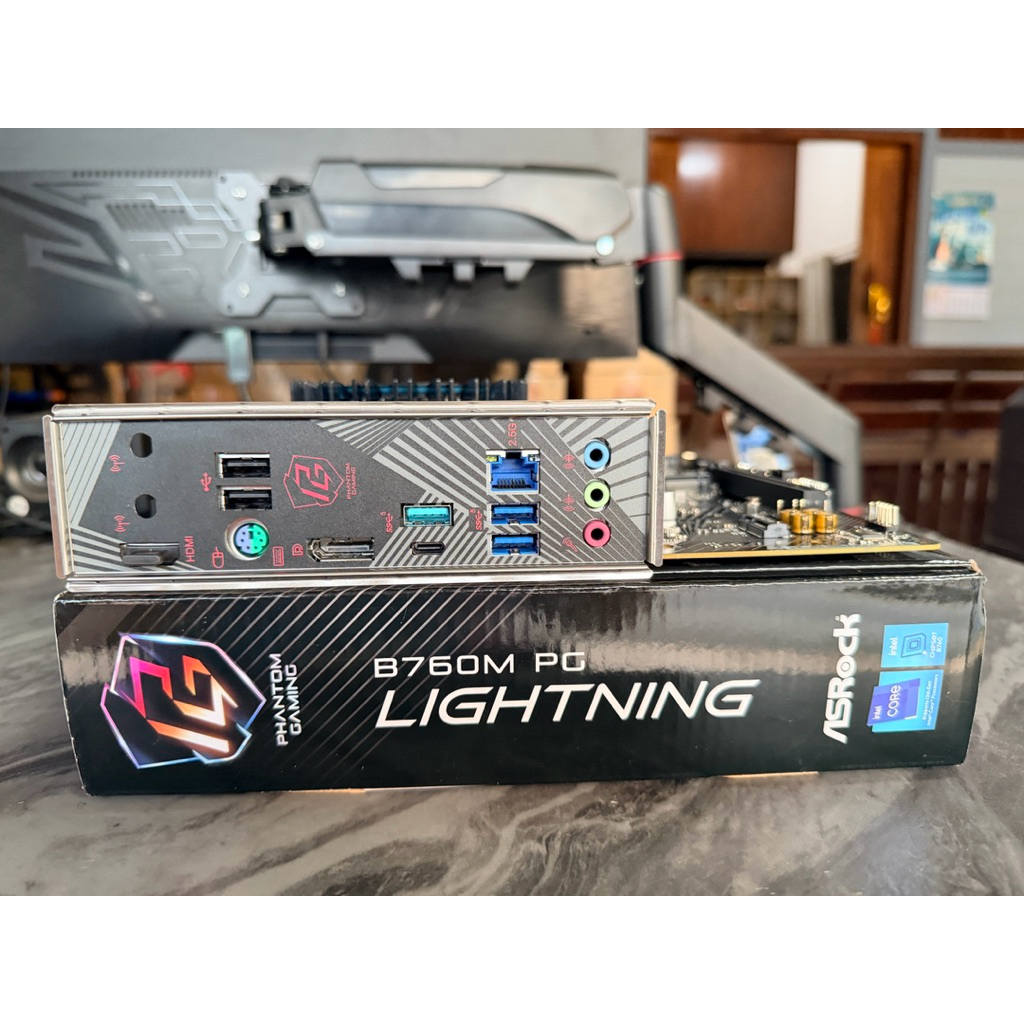 I5-14500 14C 20T + ASROCK B760M PG LIGHTNING (DDR5) (1700) มือสอง